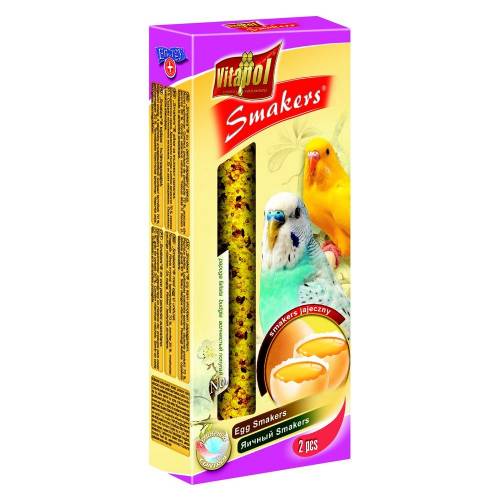 Vitapol Kolba smakers jajeczny dla papużki falistej 2szt (80g)