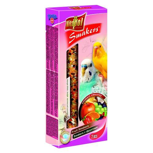 Vitapol Kolba smakers owocowy dla papużki falistej 2szt (90g)