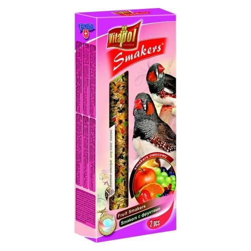 Vitapol Kolba smakers owocowy dla zeberki i ptaków egzotycznych 2szt