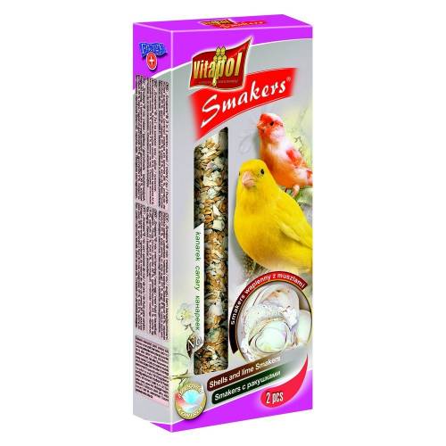Vitapol Kolba smakers muszlowo-wapienny dla kanarka 2szt (60g)