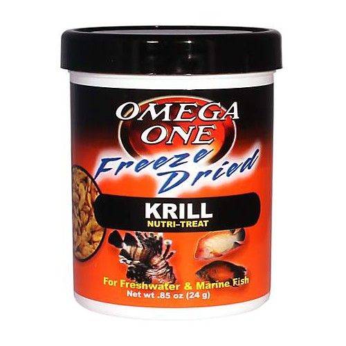 Omega One Pokarm liofilizowany Suszony kryl dla ryb mięsożernych 24g