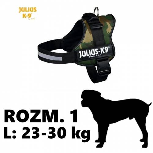 Szelki dla psa Julius-K9 L do 30kg kamuflaż