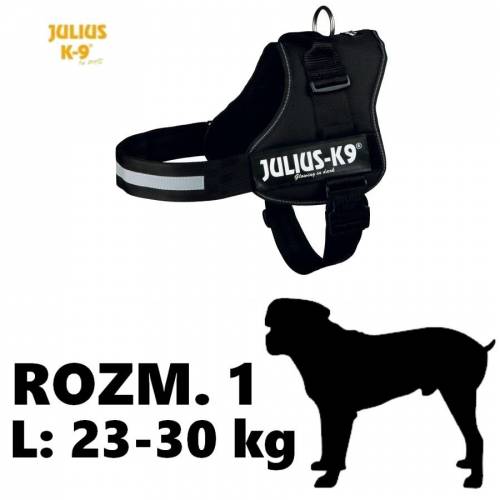 Szelki dla psa Julius-K9 L do 30kg czarne