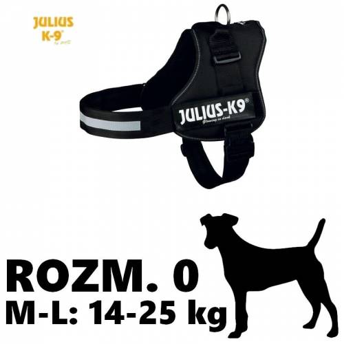 Szelki dla psa Julius-K9 M-L do 25kg czarne