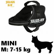 Szelki dla psa Julius-K9 M do 15kg czarne