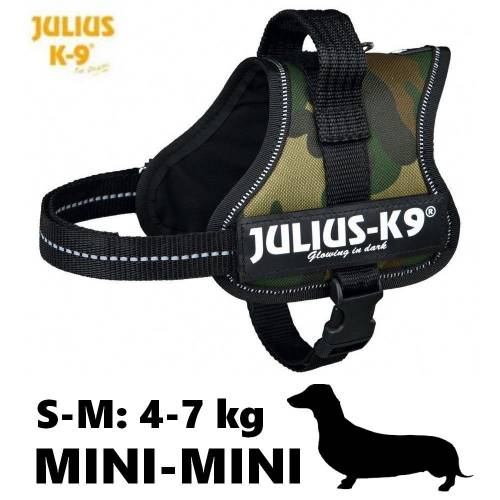 Szelki dla psa Julius-K9 S-M do 7kg kamuflaż