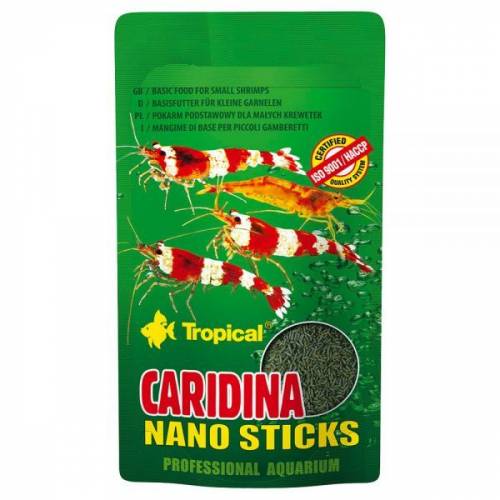 Caridina nano sticks Pokarm dla krewetek karłowatych 10g Tropical
