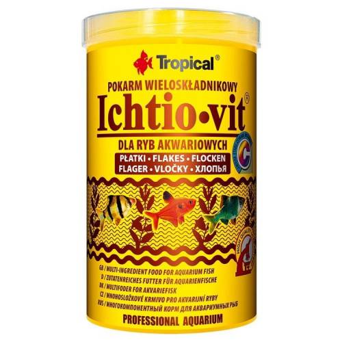 Ichtio-Vit Pokarm w płatkach uniwersalny 1000ml Tropical