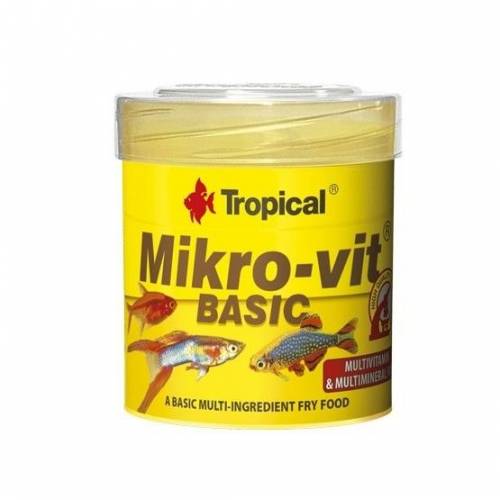 Mikro-vit Basic Podstawowy pokarm dla narybku 50ml Tropical