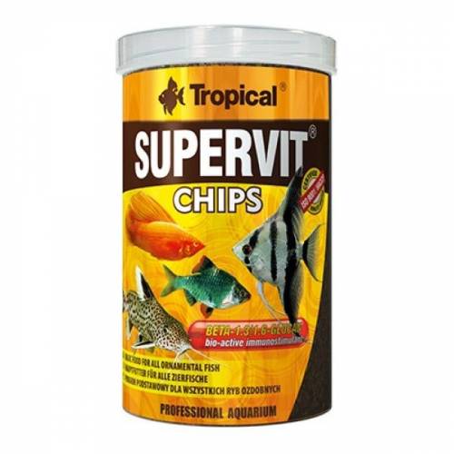 Supervit Chips Uniwersalny pokarm tonący 1000ml Tropical