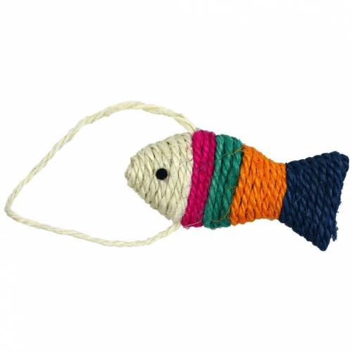 Zabawka dla kota Ryba z sizalu 12cm Pet Nova