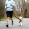 Pas biodrowy ze smyczą do biegania z psem 90-135cm Trixie