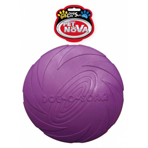 Frisbee Dysk gumowy 22cm fioletowy Pet Nova