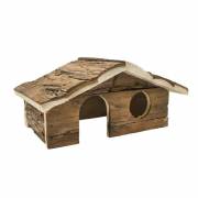 Drewniany domek dla małych gryzoni 21,5x14x10,5 Panama Pet