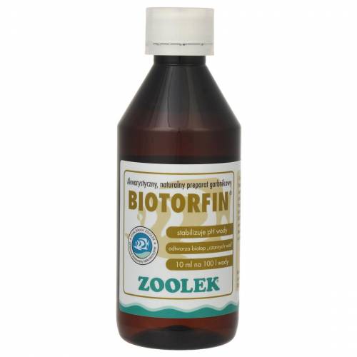 Zoolek Biotorfin preparat z garbnikami do czarnych wód 250ml