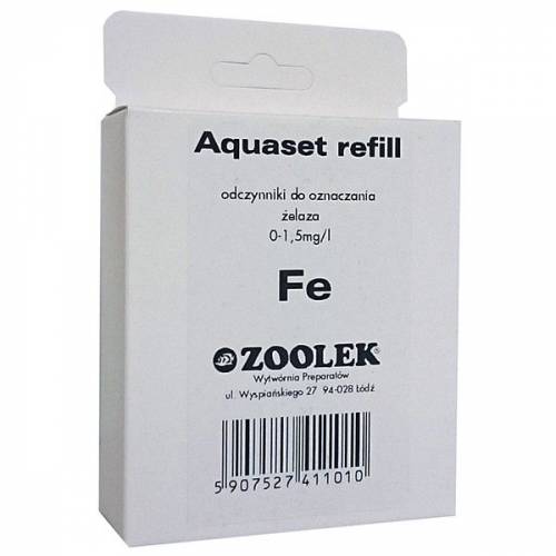 Zoolek Aquaset Refill Fe uzupełnienie test na kationy żelaza