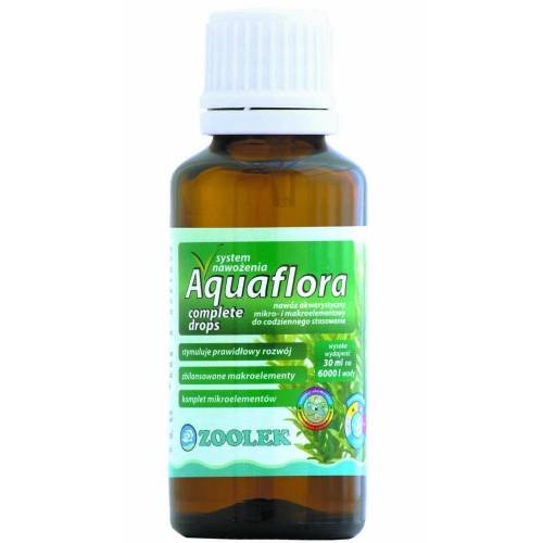 Zoolek Aquaflora Complete drops nawóz mineralny dla roślin 30ml