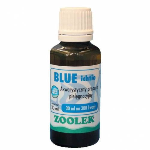 Zoolek Blue Ichtio błękit zwalcza bakterii pierwotniaków glonów 30ml