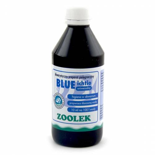 Zoolek Blue Ichtio błękit zwalcza bakterii pierwotniaków glonów 250ml