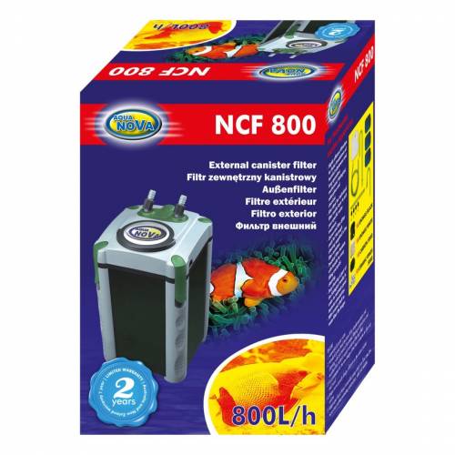 NCF-800 Filtr zewnętrzny kubełkowy do akwarium do 200l Aqua Nova