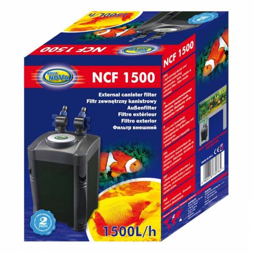 NCF-1500 Filtr zewnętrzny kubełkowy do akwarium do 500l Aqua Nova