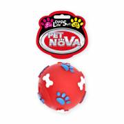 Pet Nova Winylowa piłka wydająca dźwięk 6cm