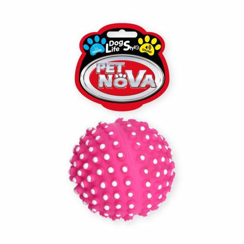 Pet Nova Winylowa piłka najeżona z wypustkami 6,5cm