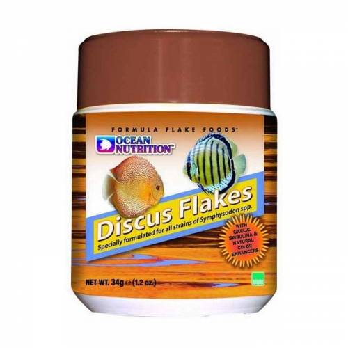 Ocean Nutrition Discus Flakes 34g - specjalny pokarm dla paletek