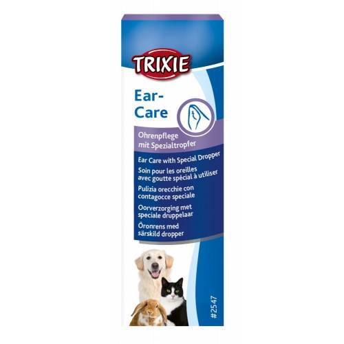 Krople do pielęgnacji uszu dla psów kotów 50ml Trixie